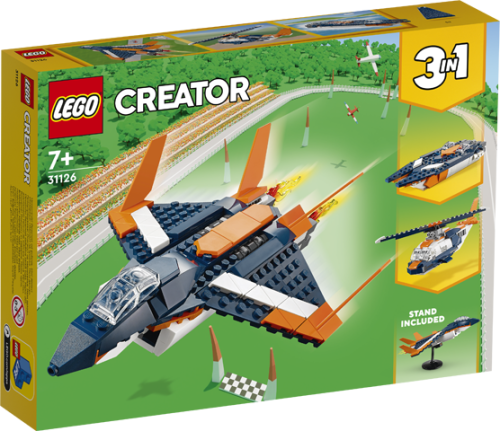 Lego Supersonisch straalvliegtuig 31126